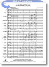 Autumn Fanfare Concert Band sheet music cover